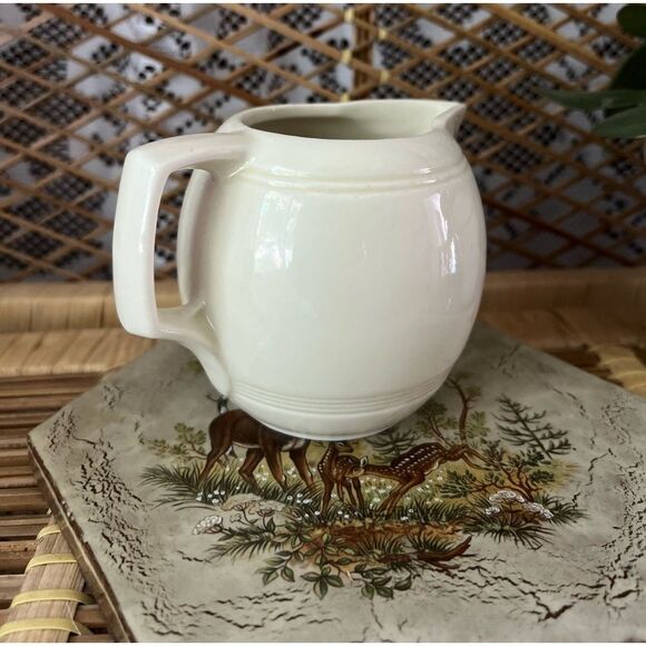 Vintage Art Deco Porcelain Ceramic Flying Geese Creamer Cup - Picture 3 of 7